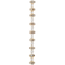 Gold Studded Rhinestone Beads, 8mm by Bead Landing&#x2122;